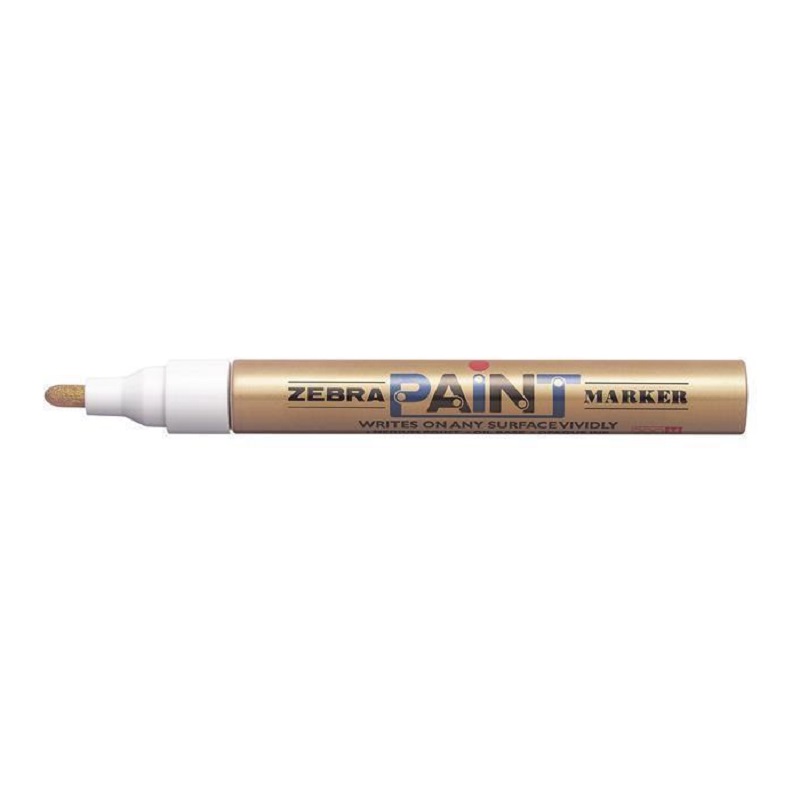 Lakový popisovač ZEBRA 3mm, zlatý
