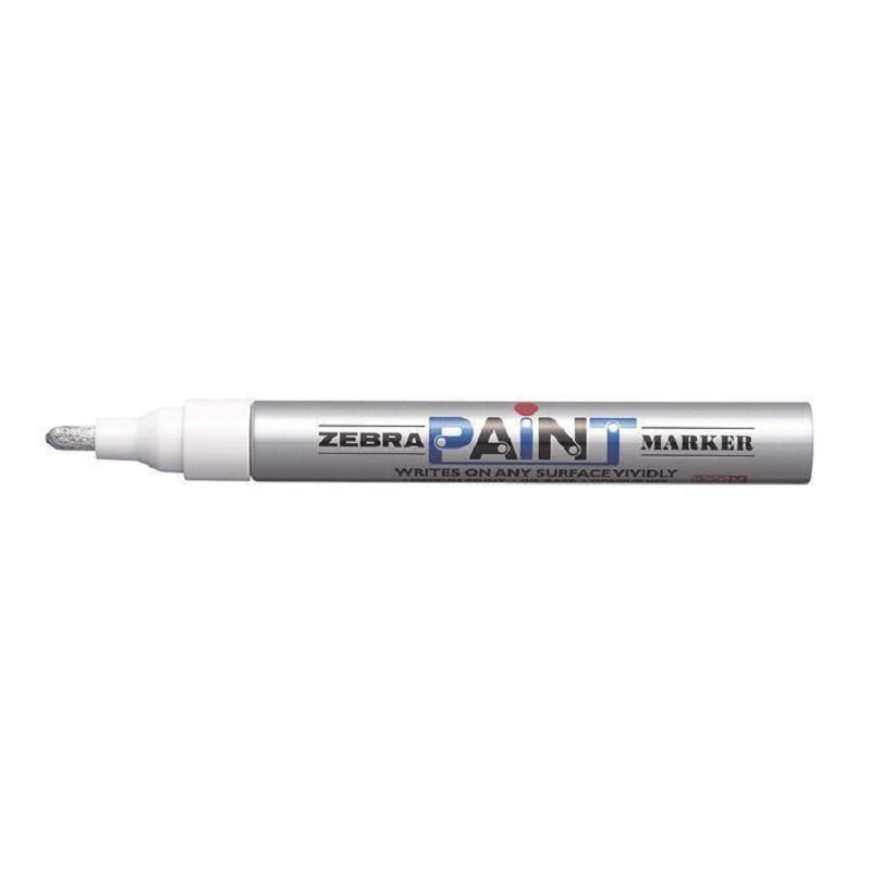 Lakový popisovač ZEBRA 3mm, stříbrný