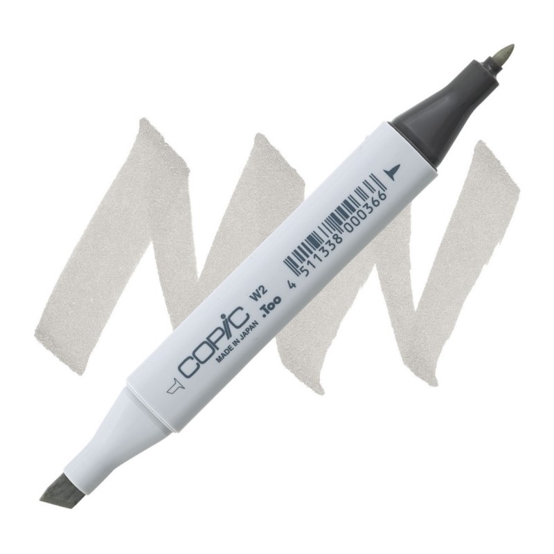 Lihová fixa COPIC Classic oboustranná Fine & Chisel, W2 Warm gray 2