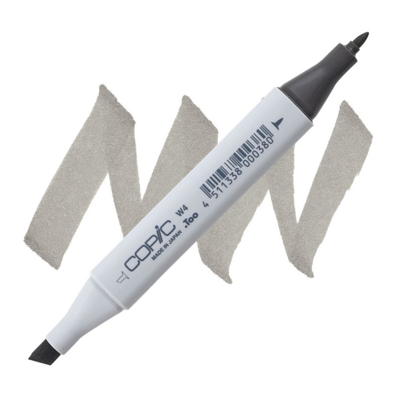 Lihová fixa COPIC Classic oboustranná Fine & Chisel, W4 Warm gray 4