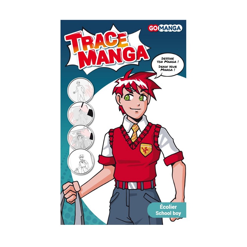 GO MANGA šablona Schoolboy