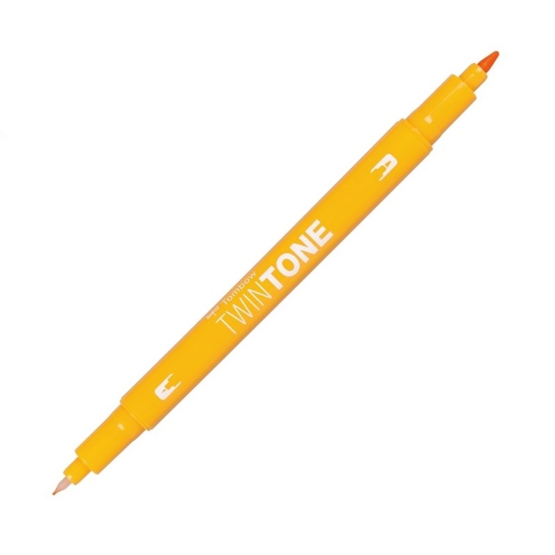 TOMBOW TwinTone oboustranný, chrome yellow