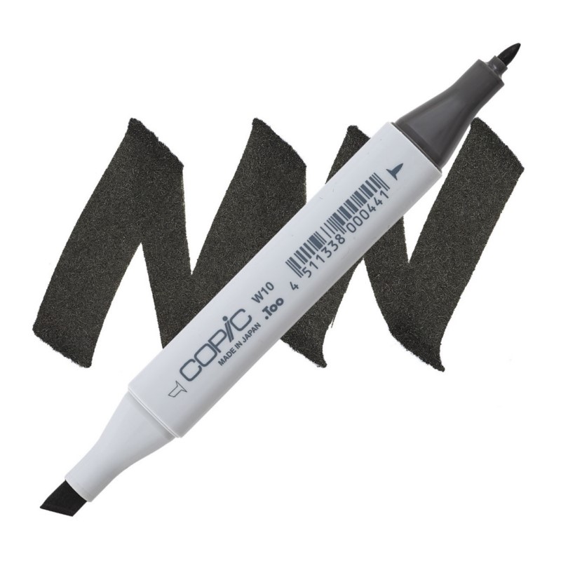 Lihová fixa COPIC Classic oboustranná Fine & Chisel, W10 Warm gray 10