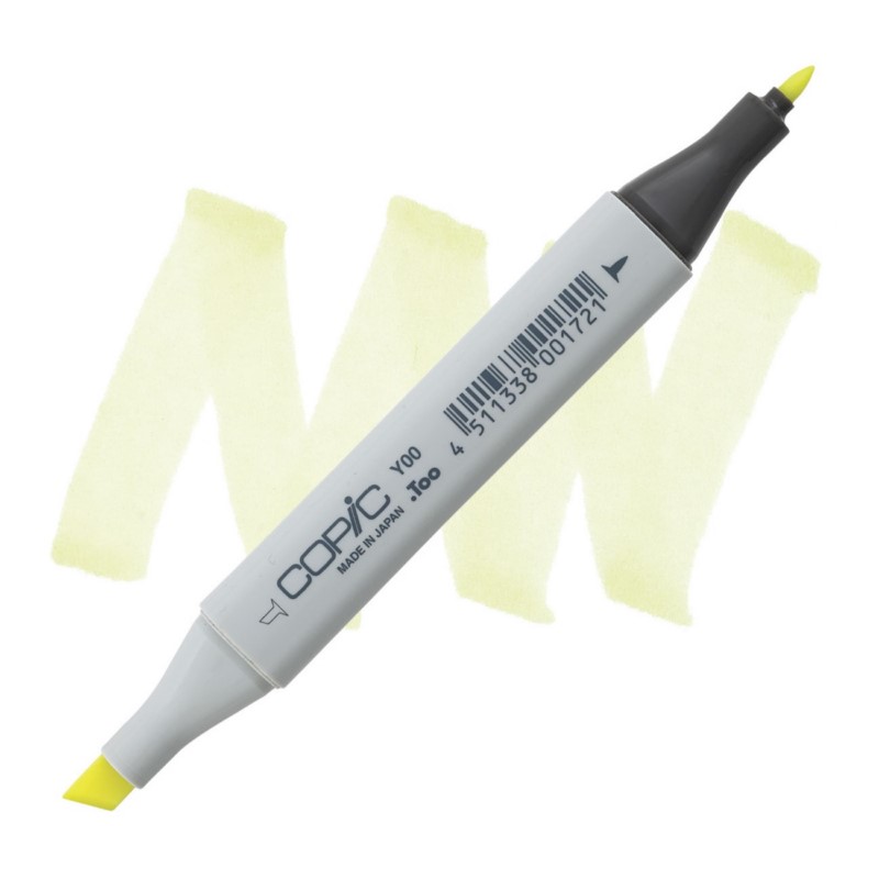 Lihová fixa COPIC Classic oboustranná Fine & Chisel, Y00 Barium yellow