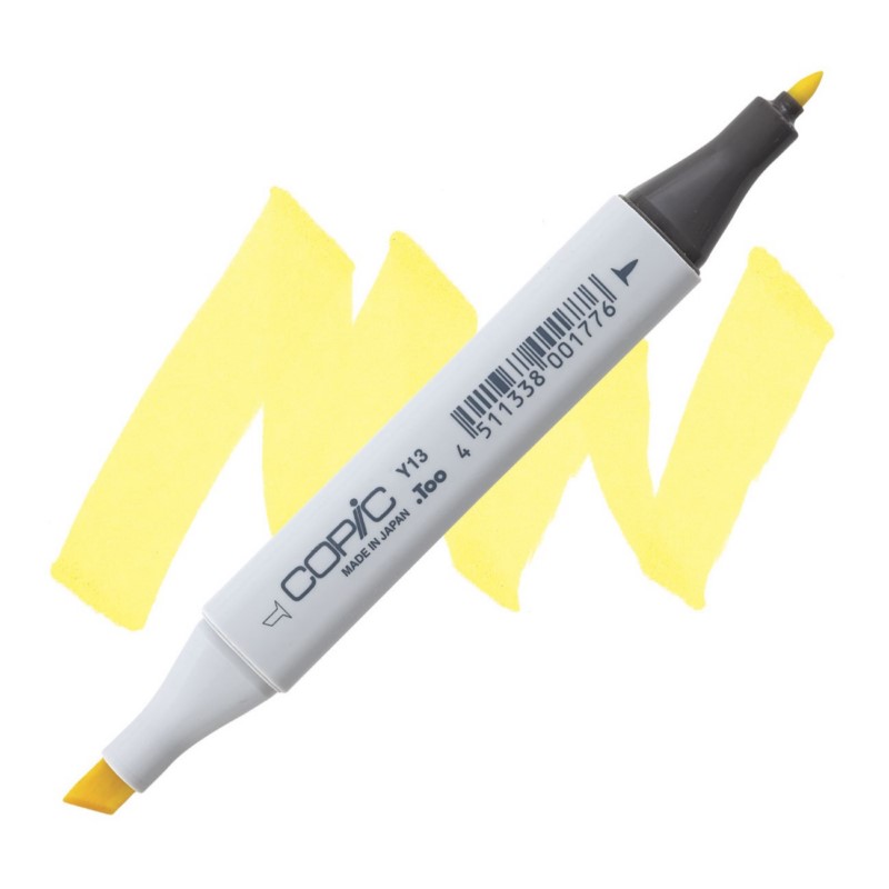 Lihová fixa COPIC Classic oboustranná Fine & Chisel, Y13 Lemon yellow