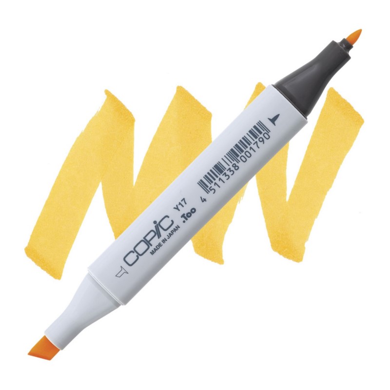 Lihová fixa COPIC Classic oboustranná Fine & Chisel, Y17 Golden yellow