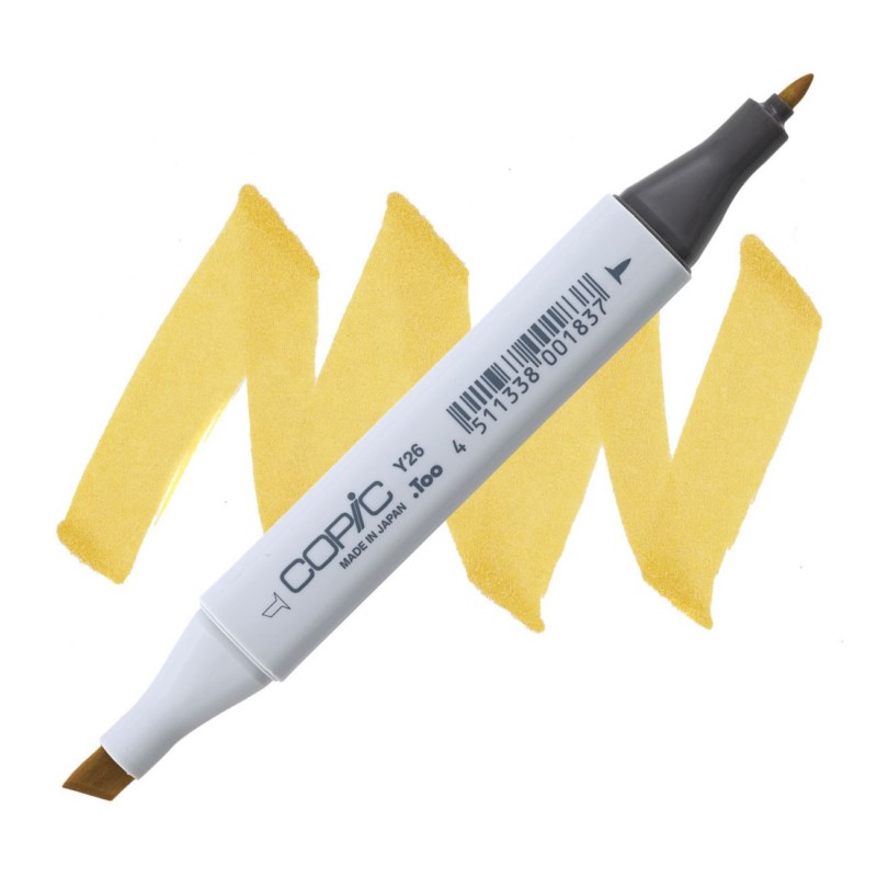 Lihová fixa COPIC Classic oboustranná Fine & Chisel, Y26 Mustard