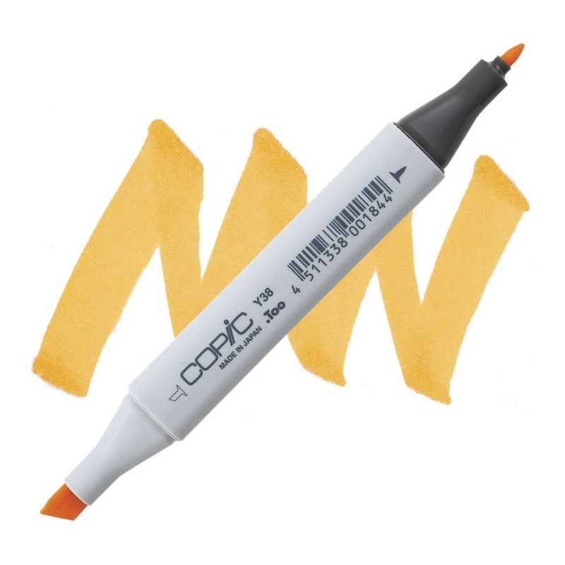 Lihová fixa COPIC Classic oboustranná Fine & Chisel, Y38 Honey