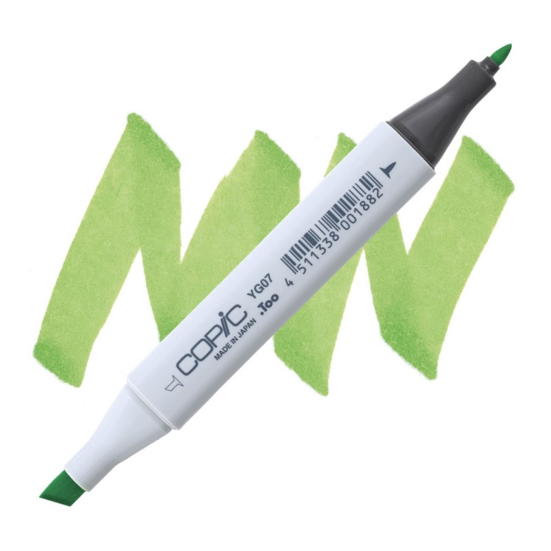 Lihová fixa COPIC Classic oboustranná Fine & Chisel, YG07 Acid green