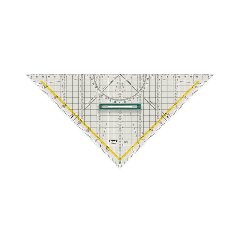 Geometrický trojúhelník LINEX "2632" s držadlem