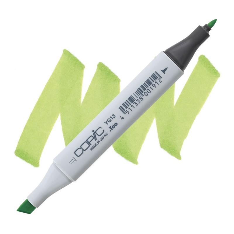 Lihová fixa COPIC Classic oboustranná Fine & Chisel, YG13 Chartreuse