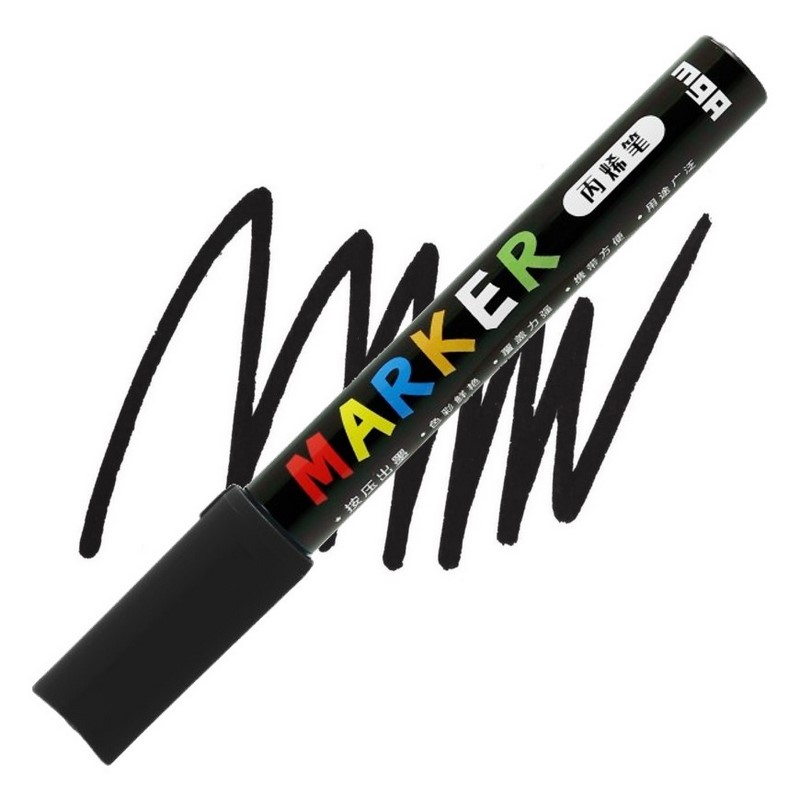 M&G akrylový popisovač, Black 900