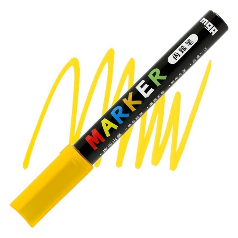 M&G akrylový popisovač, Yellow 400