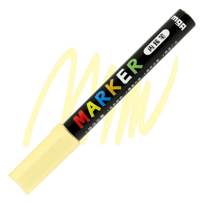 M&G akrylový popisovač, Naples Yellow 401