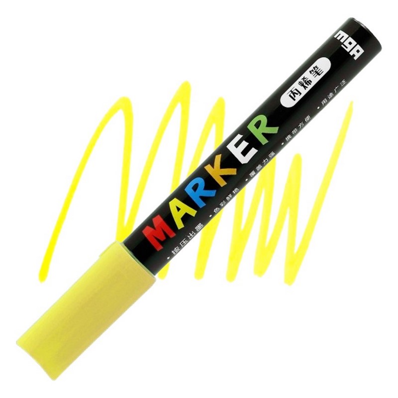 M&G akrylový popisovač, Neon Yellow 040