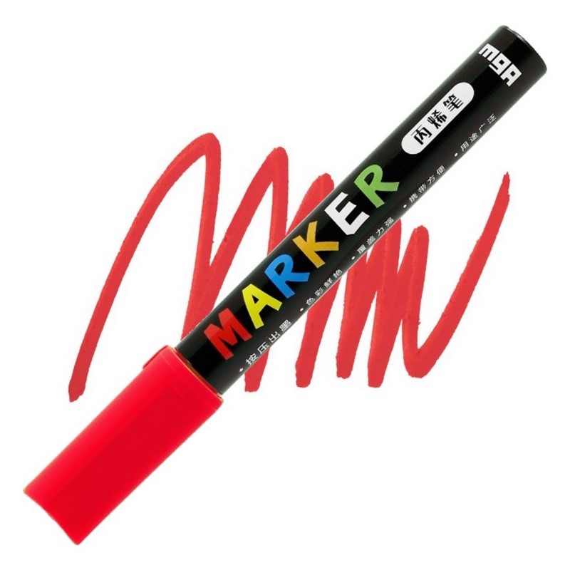 M&G akrylový popisovač, Red 200
