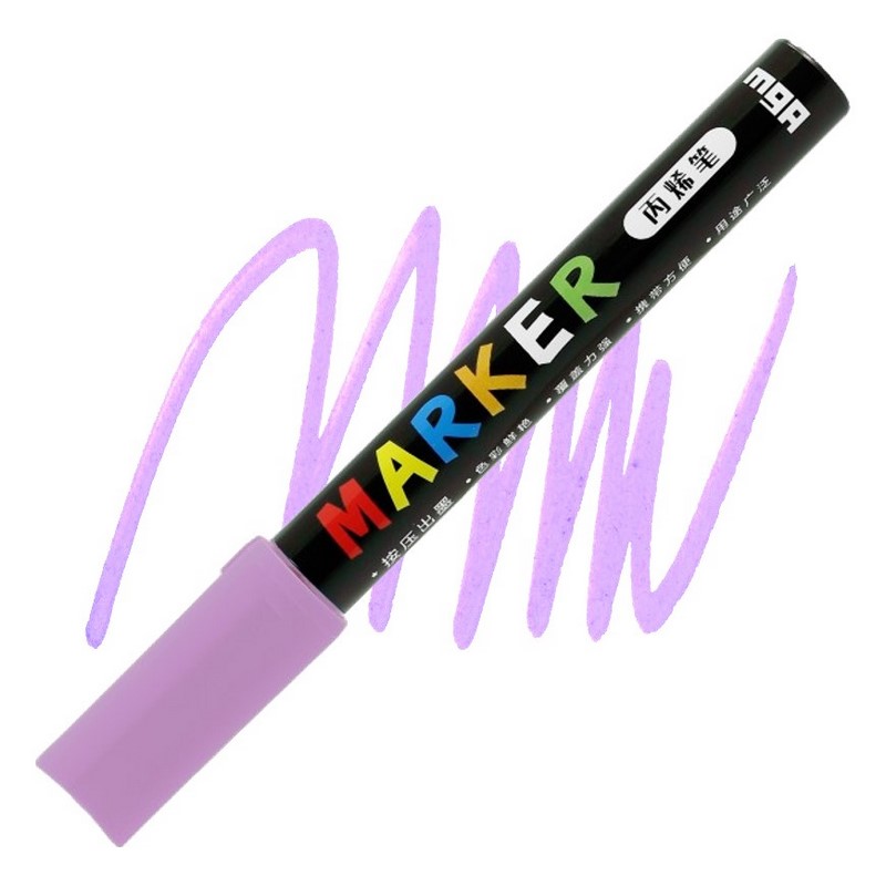 M&G akrylový popisovač, Light Purple 801