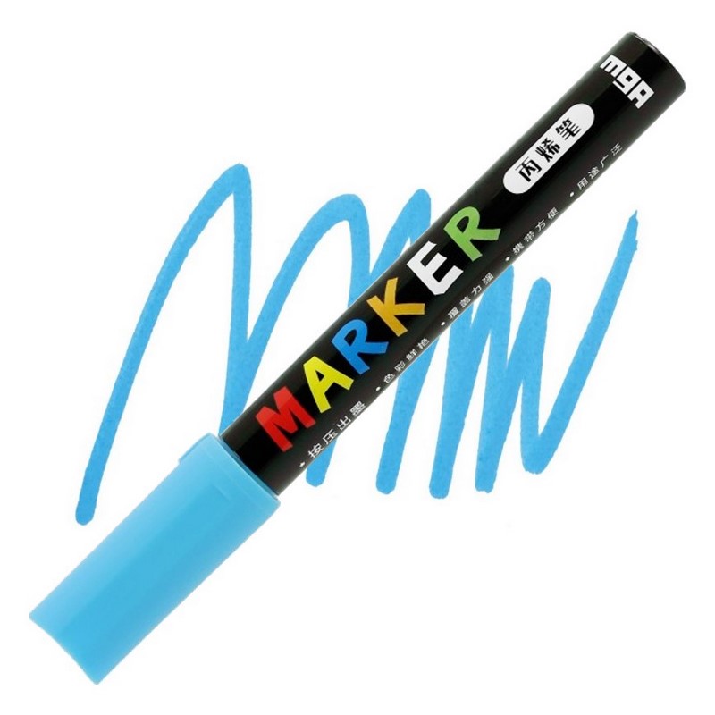 M&G akrylový popisovač, Crystal Blue 602