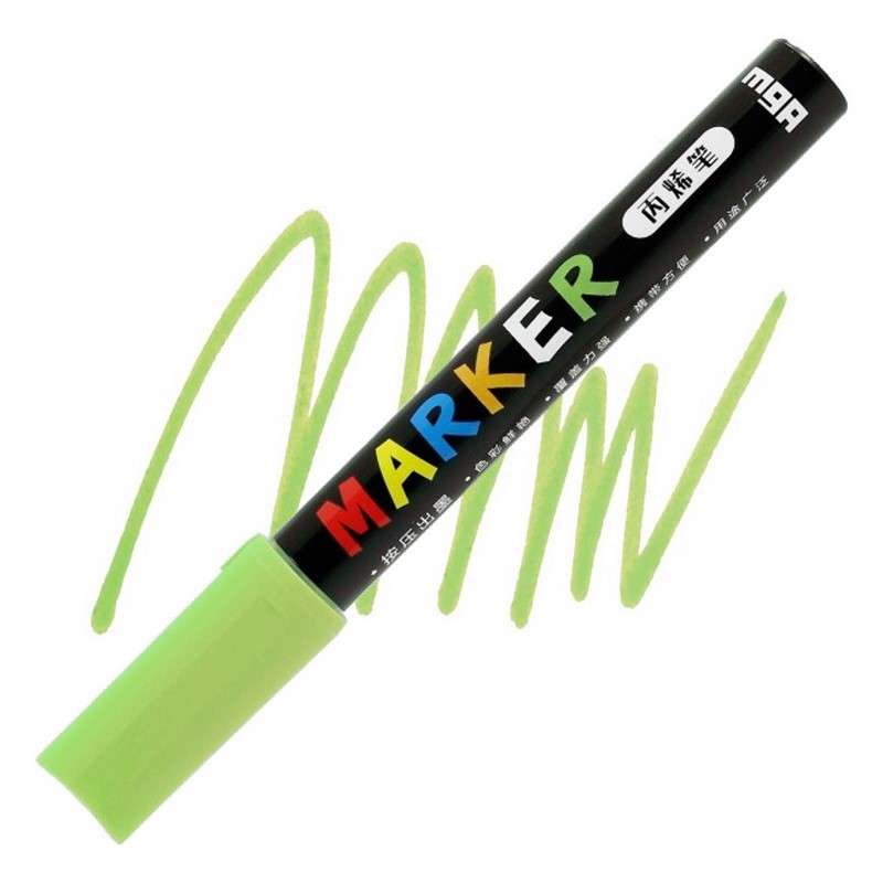 M&G akrylový popisovač, Yellow Green 503