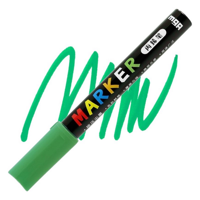 M&G akrylový popisovač, Green 500
