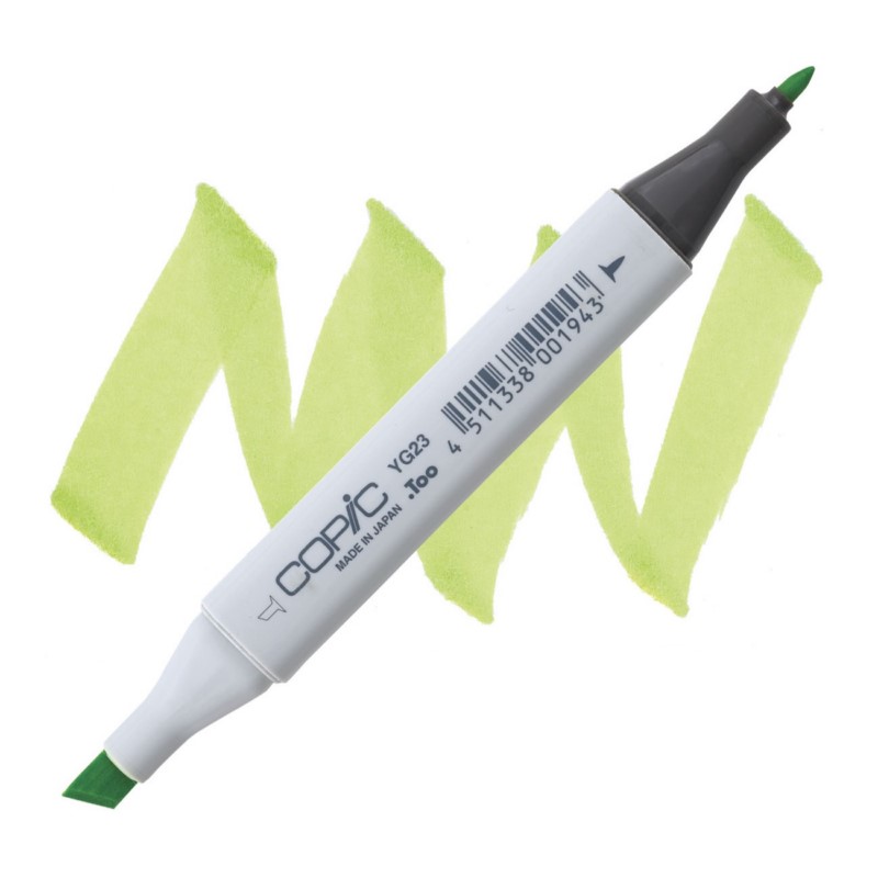 Lihová fixa COPIC Classic oboustranná Fine & Chisel, YG23 New leaf
