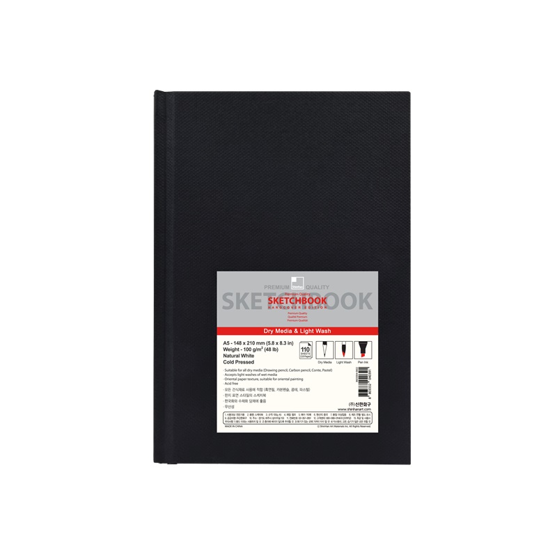 Skicář TOUCH Sketchbook Premium A5, 110 listů 100g
