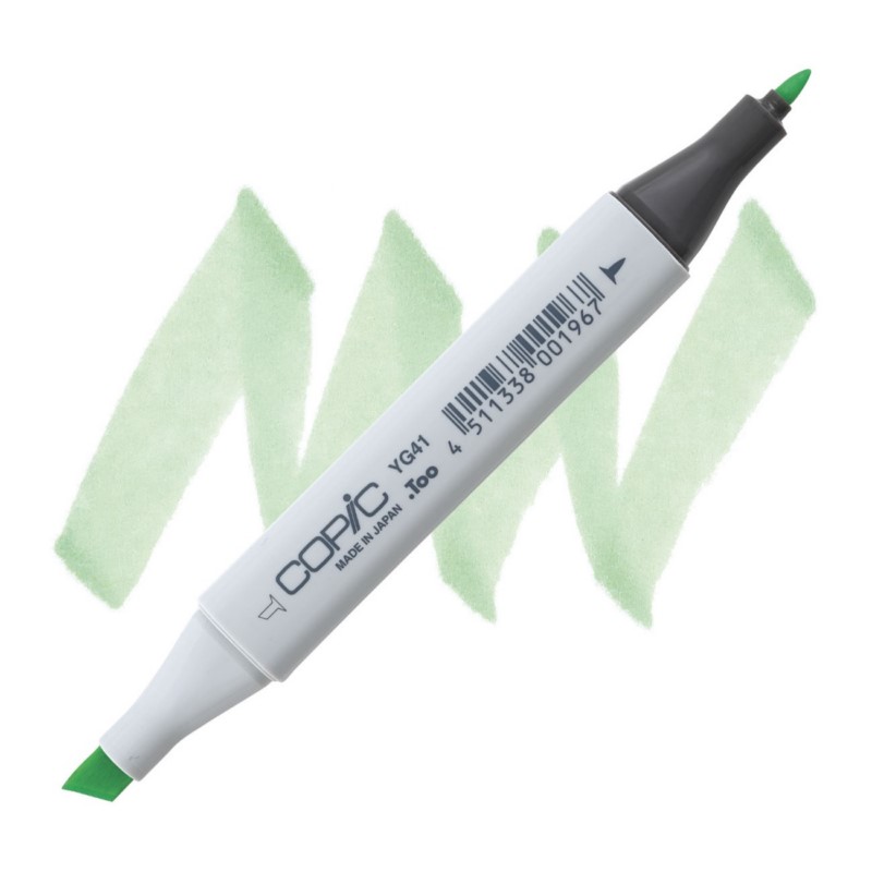 Lihová fixa COPIC Classic oboustranná Fine & Chisel, YG41 Pale cobalt green