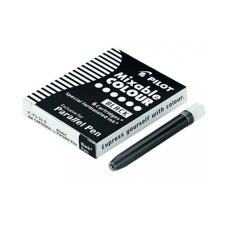 PILOT bombičky pro Parallel Pen, 6ks černé