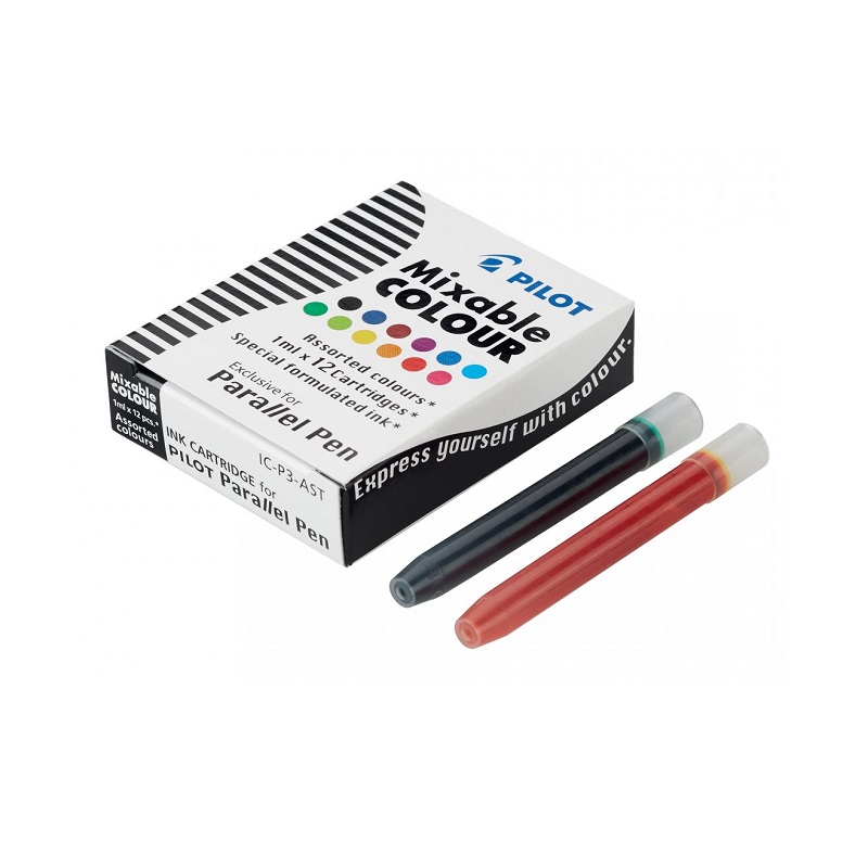 PILOT bombičky pro Parallel Pen, 12ks barevné