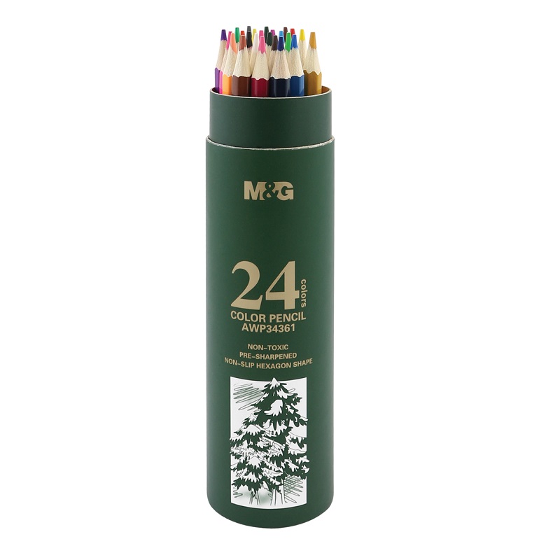 M&G šestihranné pastelky, 24ks