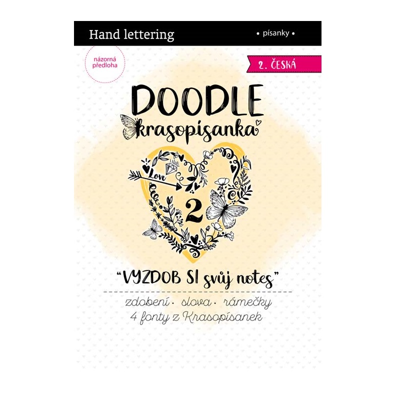 Krasopísanka DOODLE "Vyzdob si svůj notes" v češtině 2