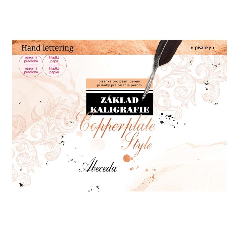 Krasopísanka Copperplate, základ kaligrafie