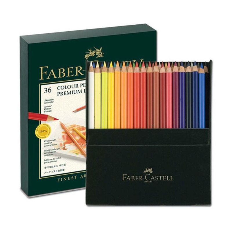 FABER-CASTELL olejové pastelky POLYCHROMOS, 36ks v boxu