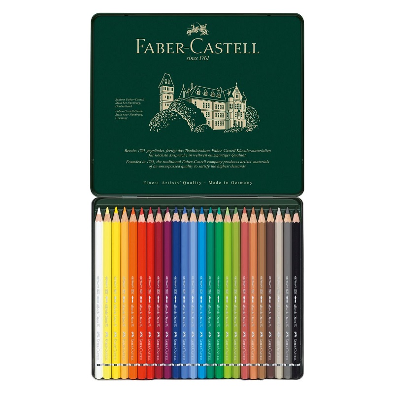 FABER-CASTELL akvarelové pastelky ALBRECHT DURER, 24ks v kovové krabičce