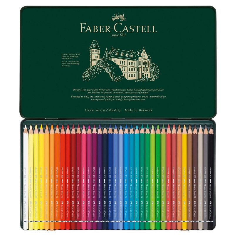 FABER-CASTELL akvarelové pastelky ALBRECHT DURER, 36ks v kovové krabičce