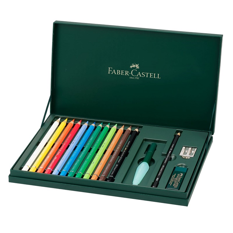 FABER-CASTELL akvarelové pastelky ALBRECHT DURER Magnus, 12ks + 4ks příslušenství