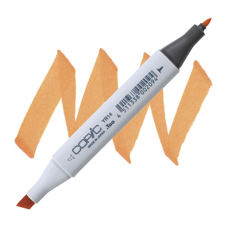 Lihová fixa COPIC Classic oboustranná Fine & Chisel, YR14 Caramel