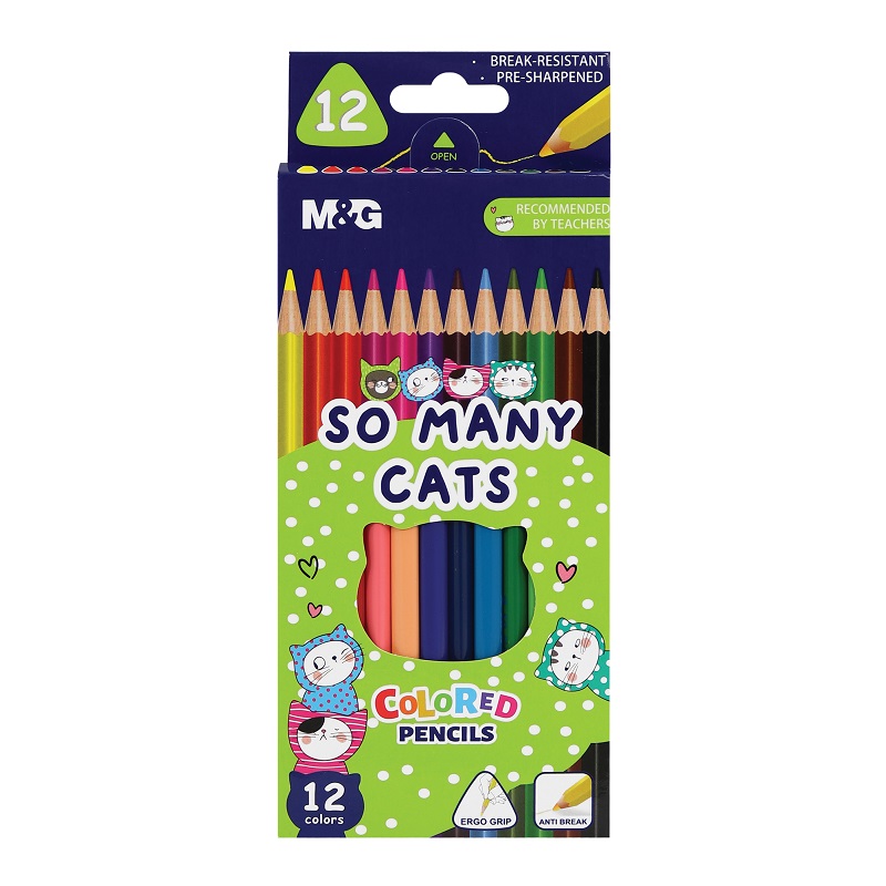 Pastelky M&G "So many cats", 12ks