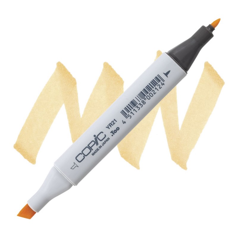 Lihová fixa COPIC Classic oboustranná Fine & Chisel, YR21 Cream