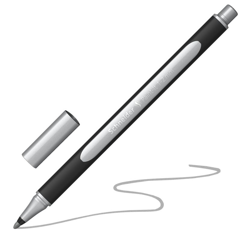 Lihový SCHNEIDER Paint-It Metallic 1-2mm, stříbrný