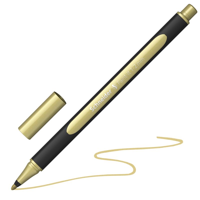 Lihový SCHNEIDER Paint-It Metallic 1-2mm, zlatý