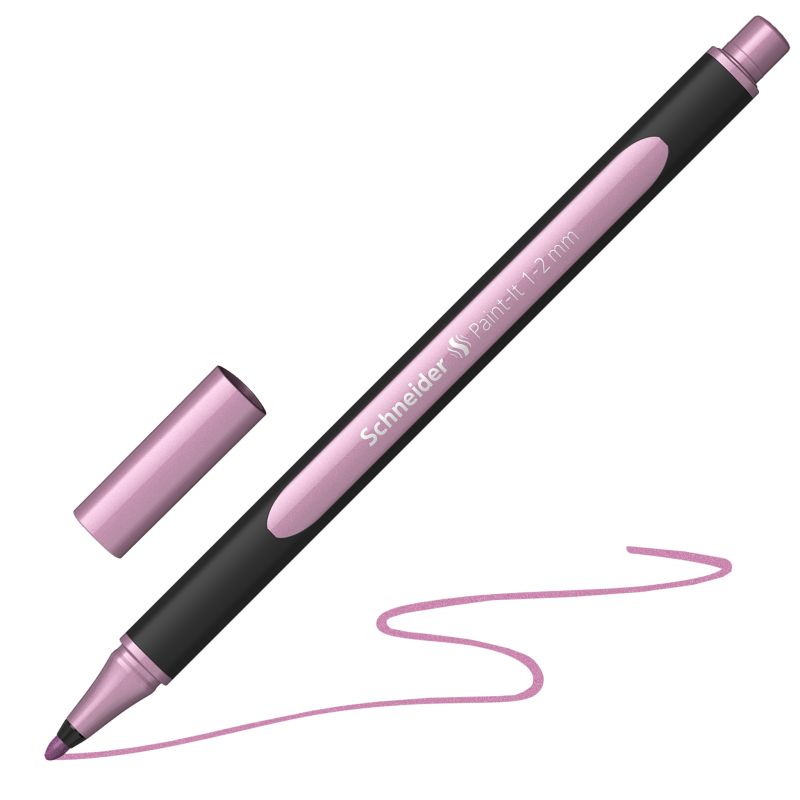 Lihový SCHNEIDER Paint-It Metallic 1-2mm, růžový