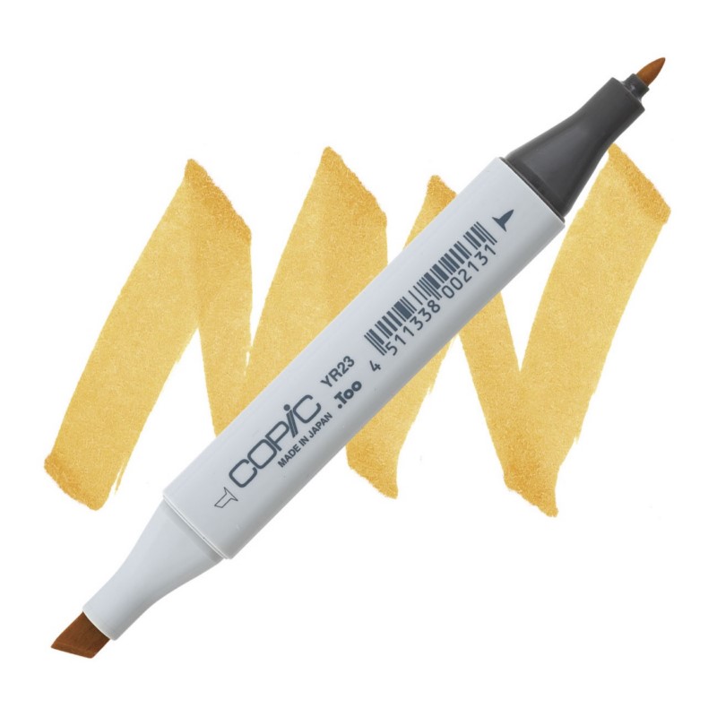 Lihová fixa COPIC Classic oboustranná Fine & Chisel, YR23 Yellow ochre