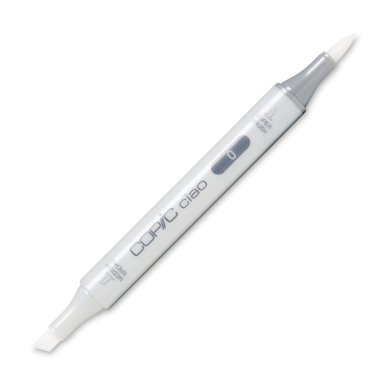 Lihová fixa COPIC Ciao oboustranná Brush & Chisel, 0 Colorless blender