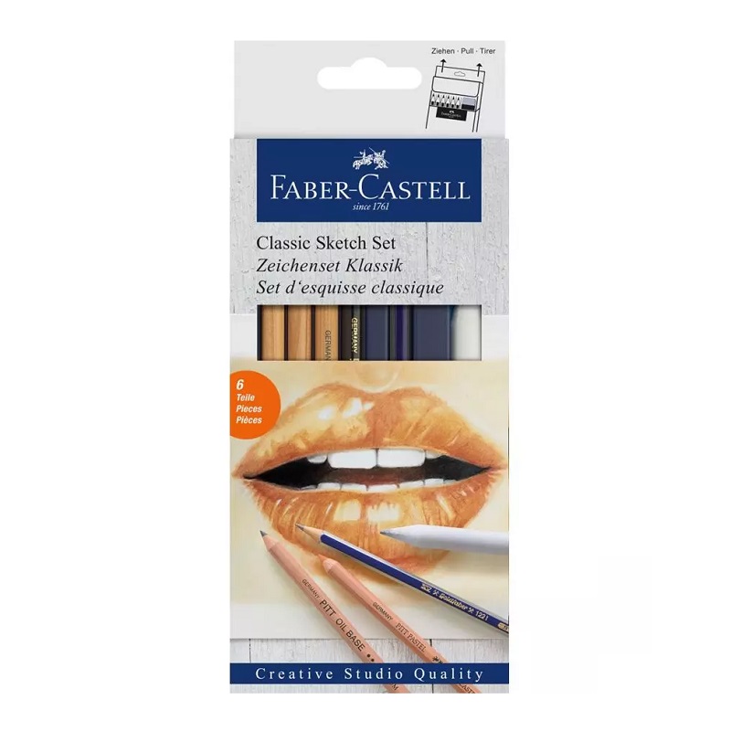 FABER-CASTELL umělecká sada GOLDFABER, 6ks Classic Sketch