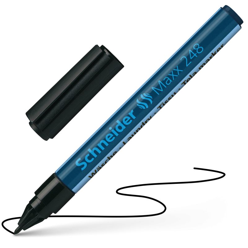 Permanentní SCHNEIDER na textil Maxx 248, černý