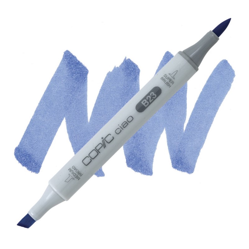 Lihová fixa COPIC Ciao oboustranná Brush & Chisel, B23 Phthalo blue