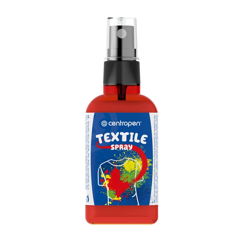 Sprej na textil CENTROPEN 1139, červený