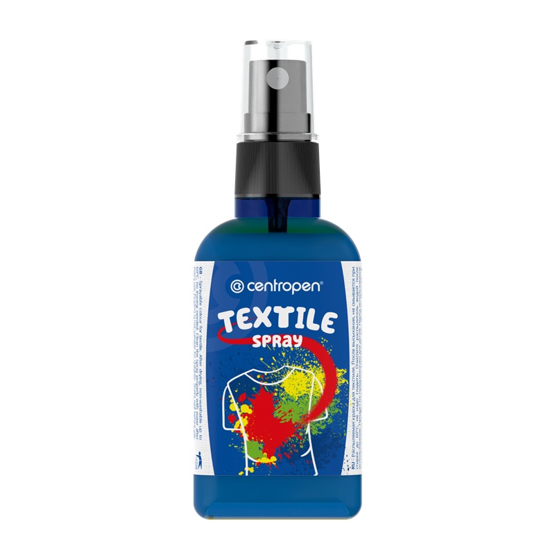 Sprej na textil CENTROPEN 1139, modrý