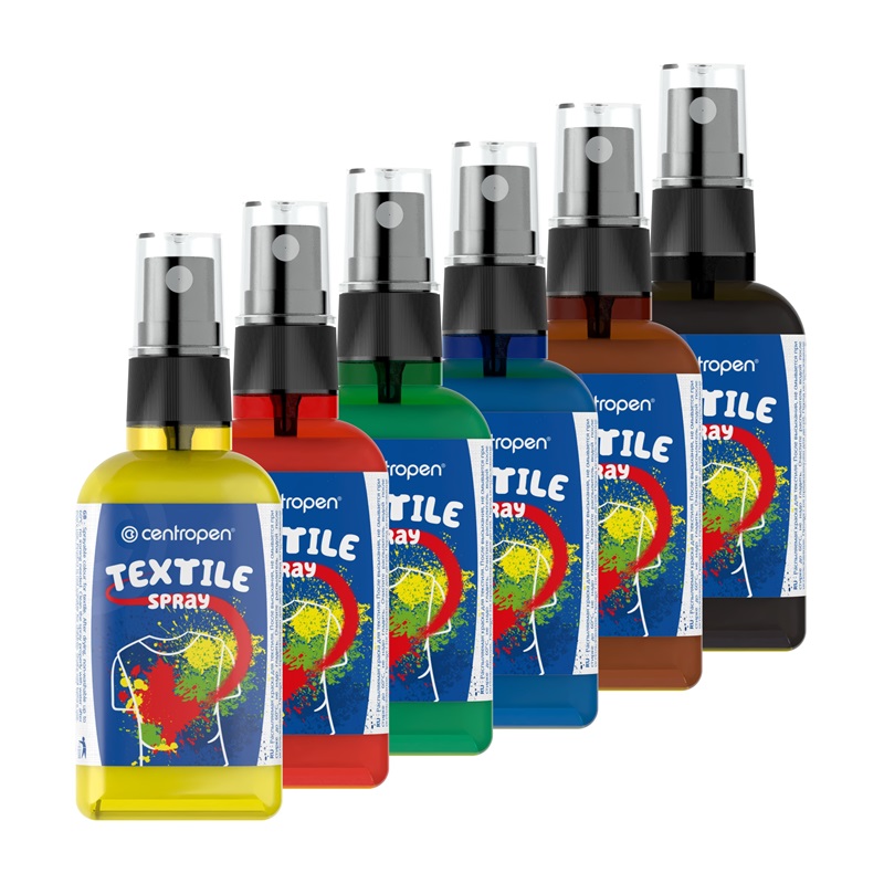 Sprej na textil CENTROPEN 1139, 6ks